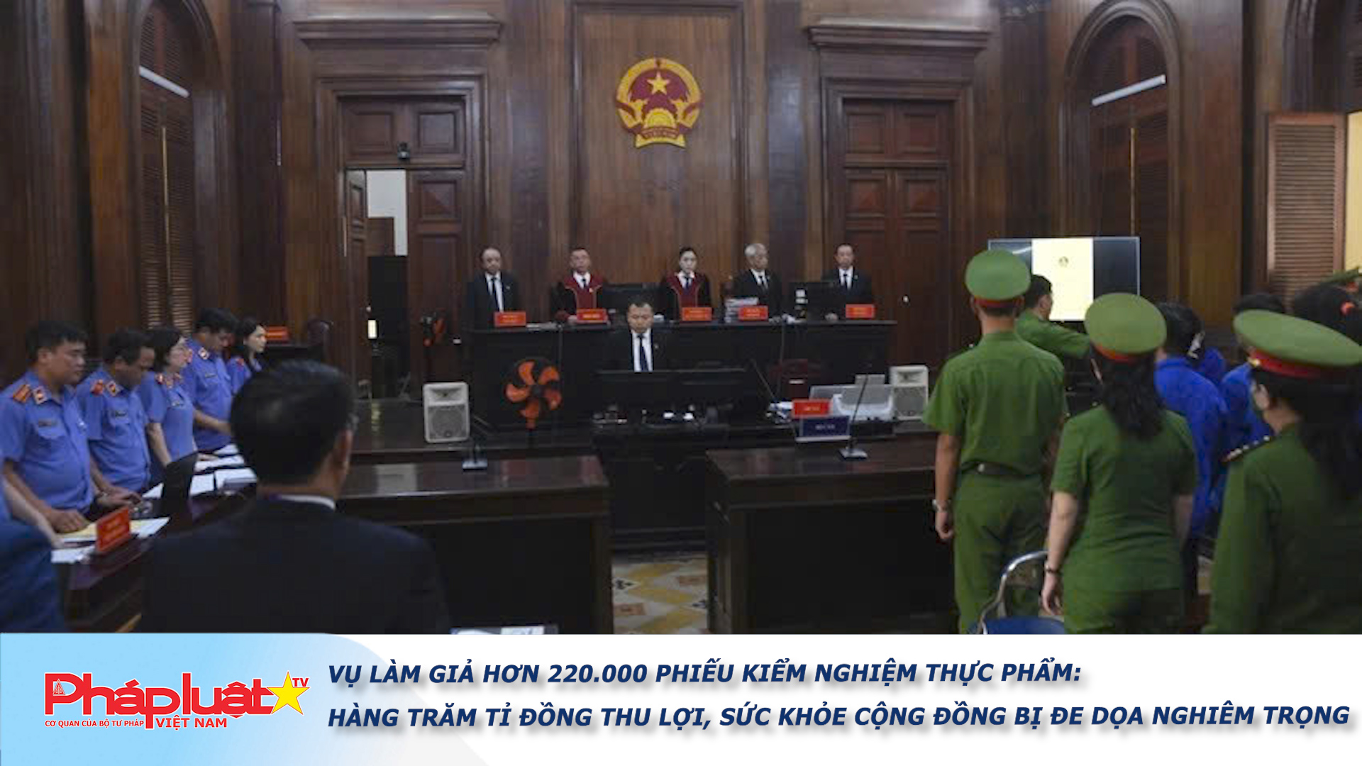 Bản tin Ký sự Pháp đình (ngày 25/1/2026): Vụ làm giả hơn 220.000 phiếu kiểm nghiệm thực phẩm: Hàng trăm tỉ đồng thu lợi, sức khỏe cộng đồng bị đe dọa nghiêm trọng