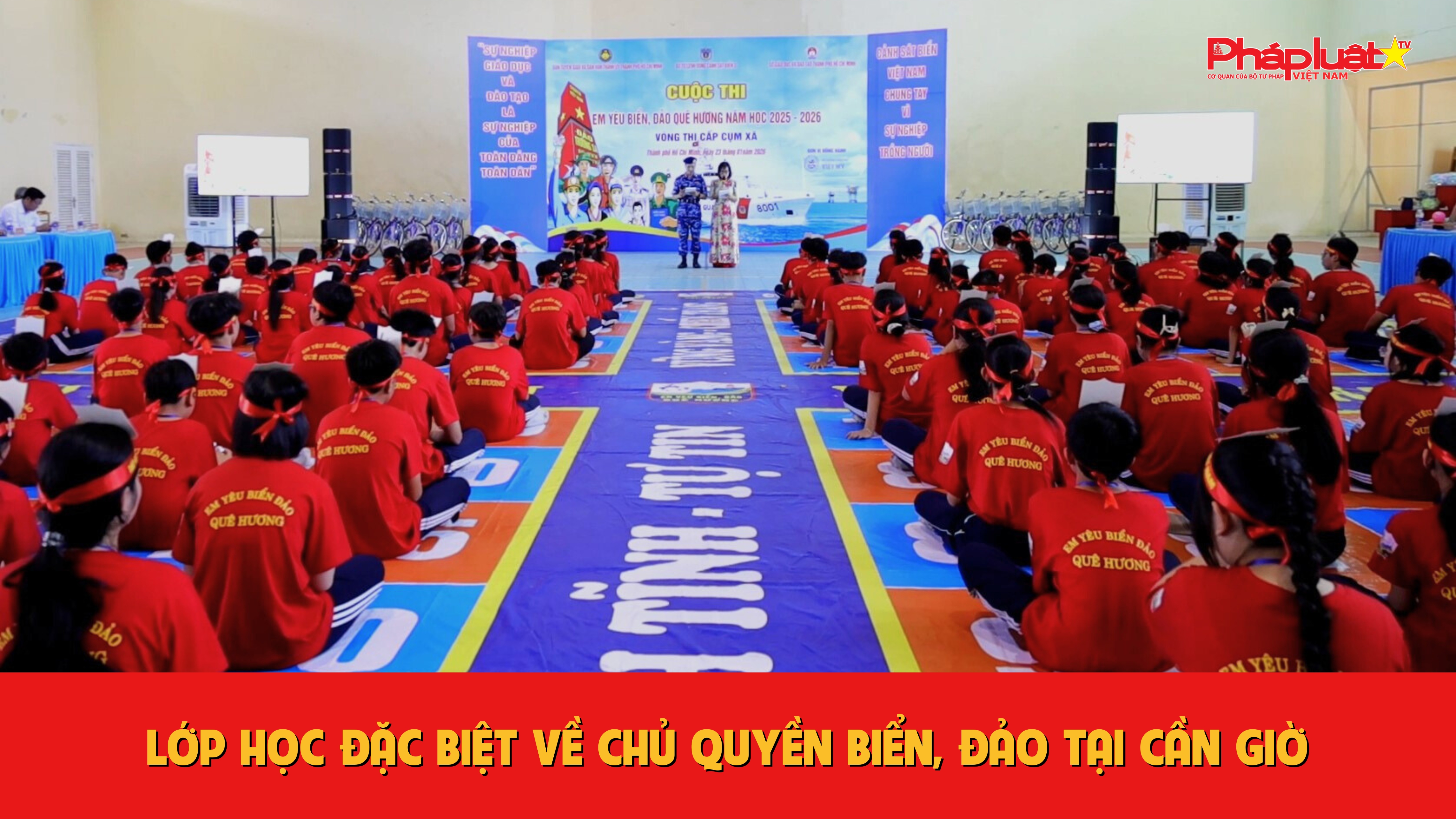 Lớp học đặc biệt về chủ quyền biển, đảo tại Cần Giờ