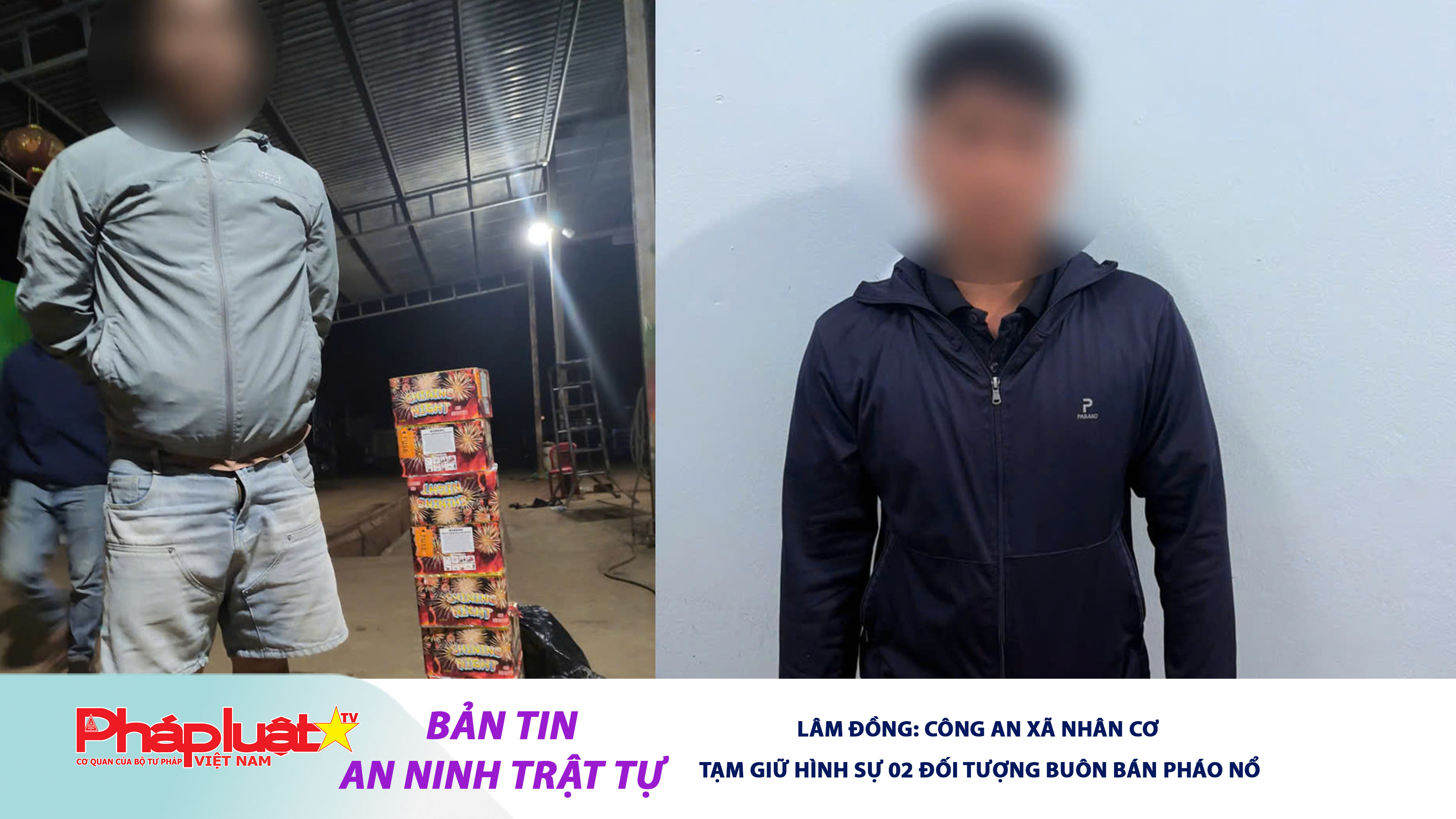 Bản tin An ninh trật tự địa phương (ngày 28/01/2026): Lâm Đồng: Công an xã Nhân Cơ tạm giữ hình sự 02 đối tượng buôn bán pháo nổ