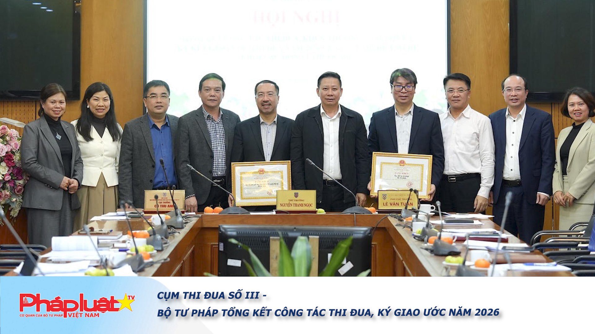 Bản tin Ngành Tư pháp (ngày 30/1/2026): Cụm Thi đua số III - Bộ Tư pháp tổng kết công tác thi đua, ký giao ước năm 2026

