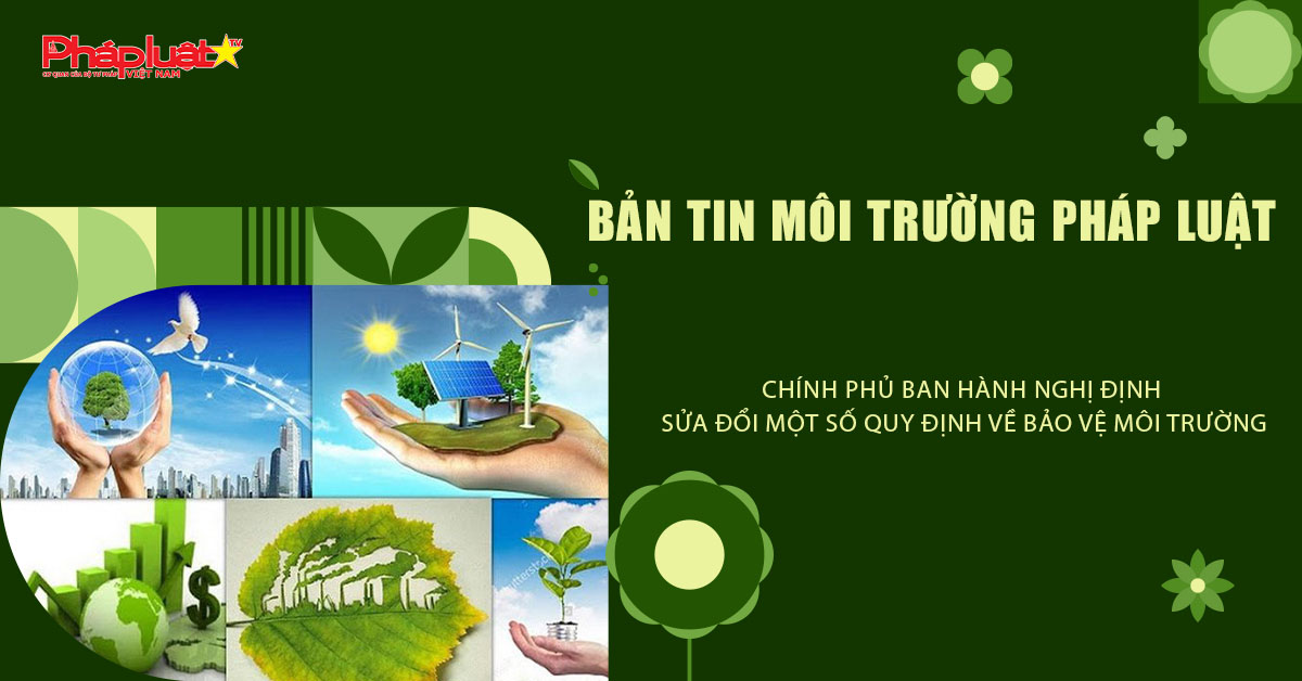 Chủ đề quan tâm:
Bản tin Môi trường Pháp luật (ngày 1/2/2026): Chính phủ ban hành Nghị định sửa đổi một số quy định về bảo vệ môi trường