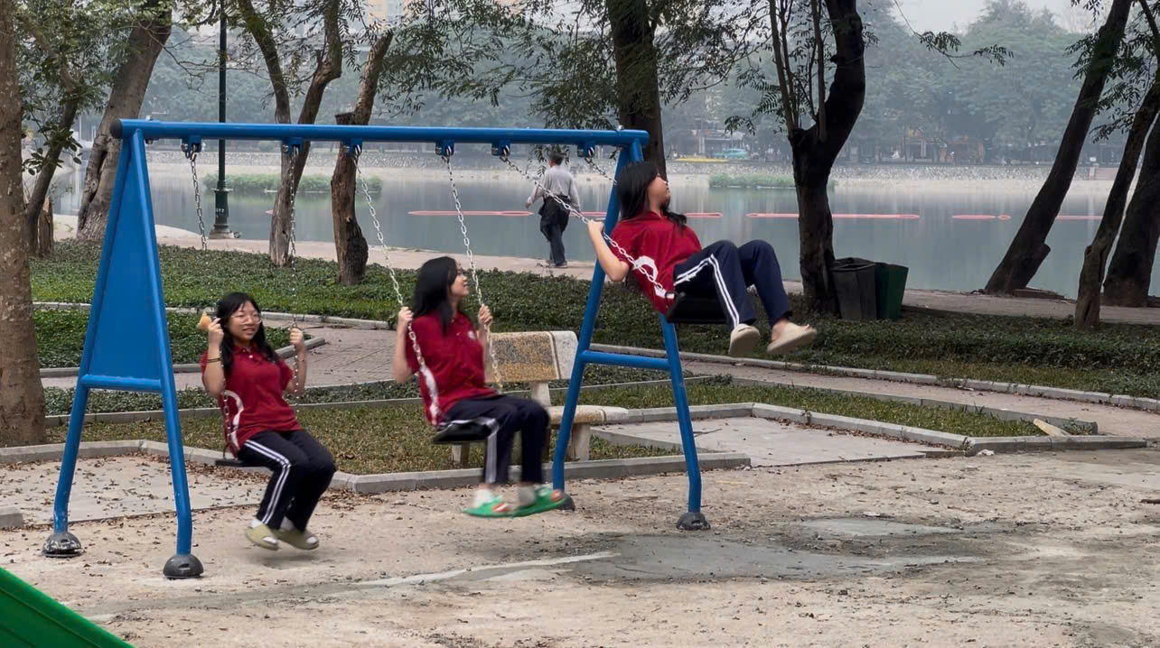 Những thay đổi mới ở công viên Thành Công, Thanh Xuân