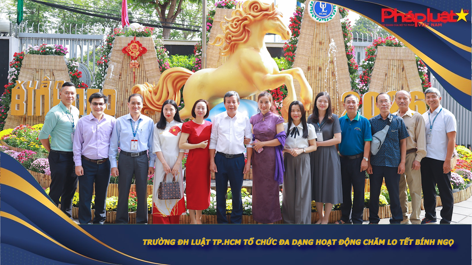 Trường ĐH Luật TP.HCM tổ chức đa dạng hoạt động chăm lo Tết Bính Ngọ
