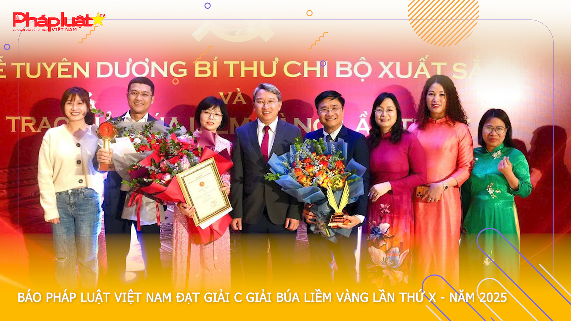 Báo Pháp luật Việt Nam đạt giải C Giải Búa liềm vàng lần thứ X - năm 2025