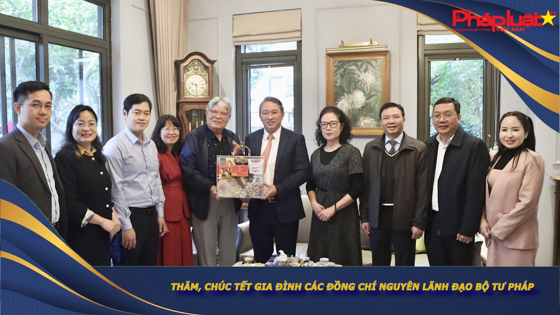 Bản tin Ngành Tư pháp (ngày 5/2/2026): Thăm, chúc Tết gia đình các đồng chí nguyên lãnh đạo Bộ Tư pháp

