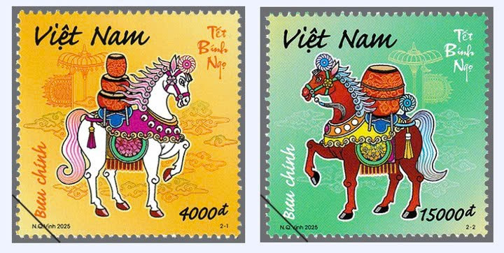 Bộ tem “Tết Bính Ngọ” và đồng xu “Nhật mã Phi vân” ra mắt công chúng