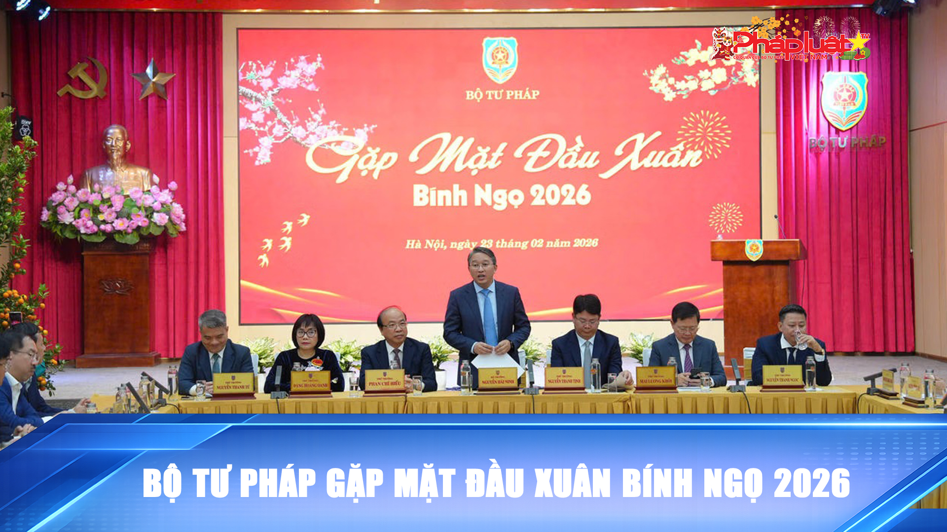 Bộ Tư pháp gặp mặt đầu Xuân Bính Ngọ 2026