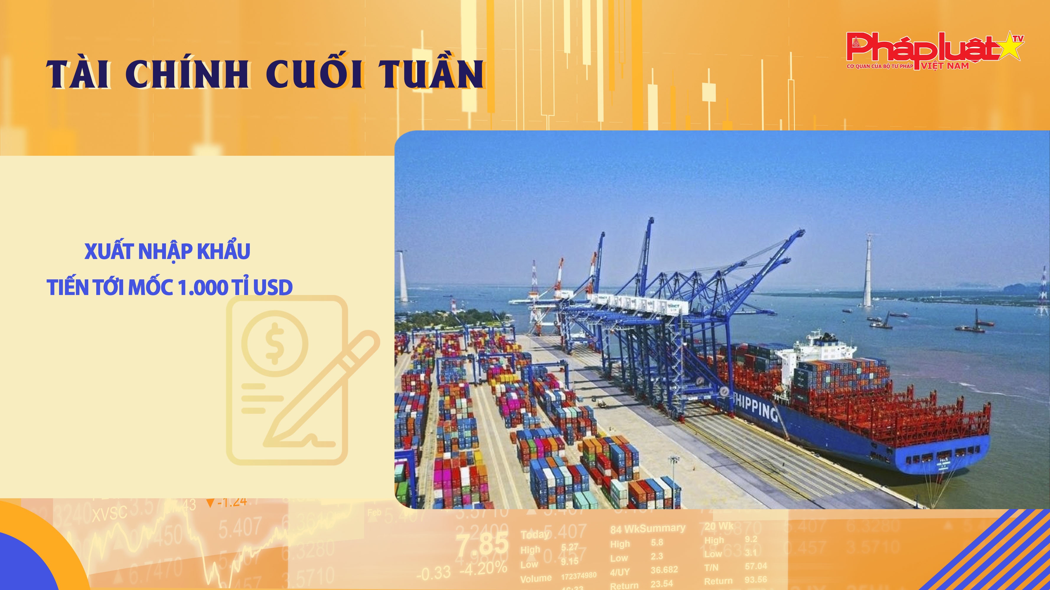 Bản tin Tài chính Cuối tuần ( 23/2 – 28/2): Xuất nhập khẩu tiến tới mốc 1.000 tỉ USD