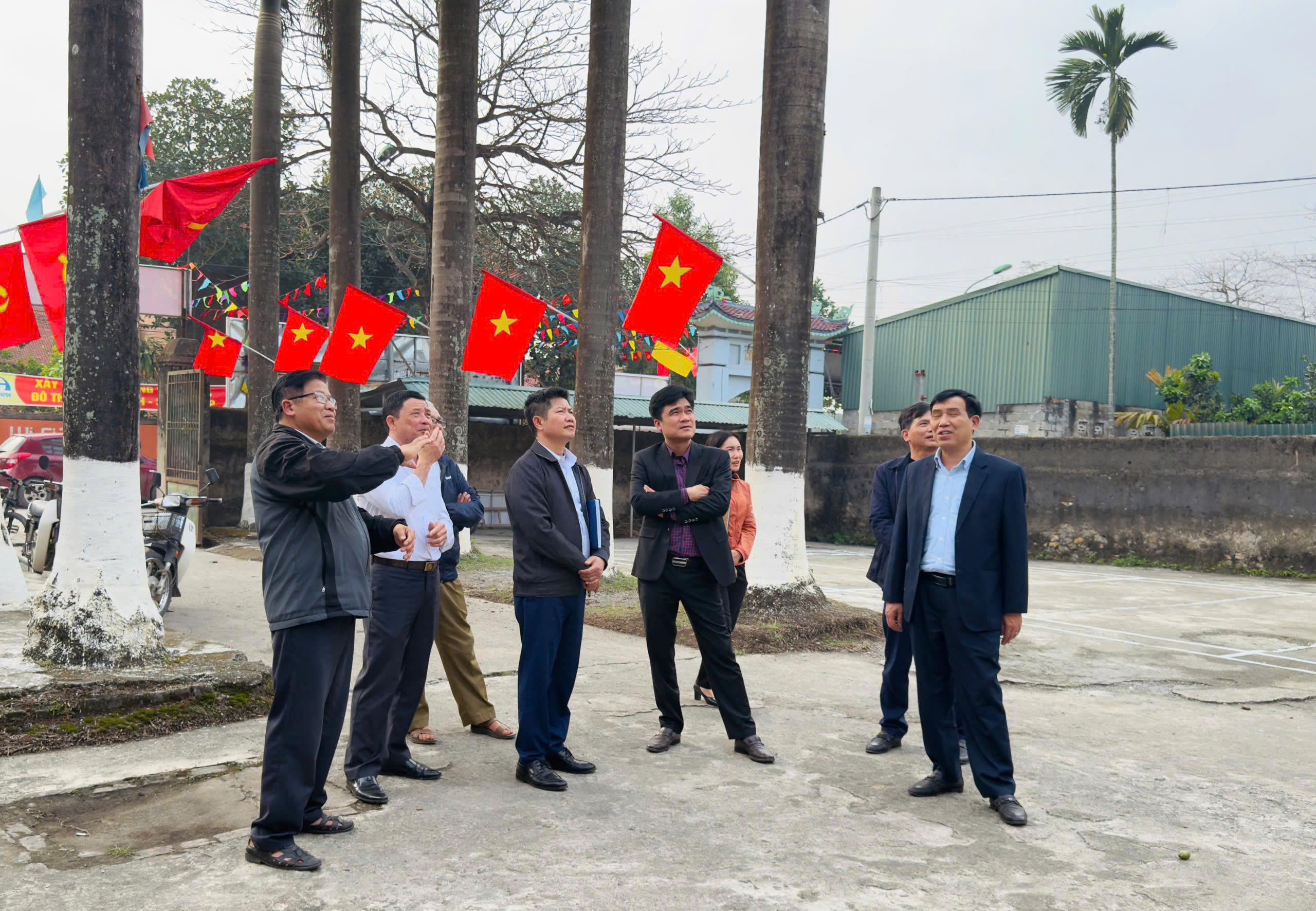 Xã Hương Sơn tích cực chuẩn bị cho ngày hội toàn dân