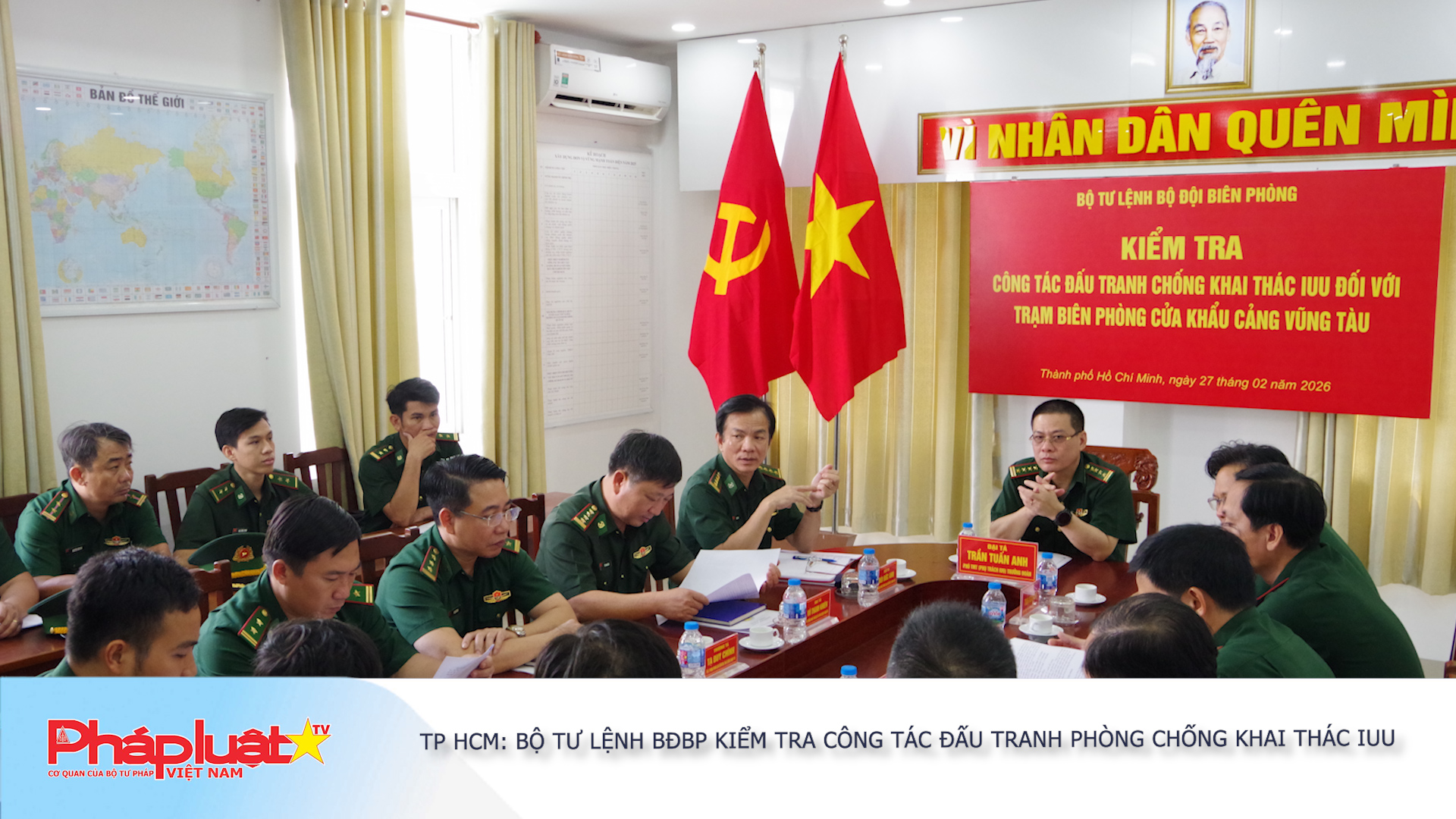 TP HCM: Bộ tư lệnh Bộ đội biên phòng kiểm tra công tác đấu tranh phòng chống khai thác IUU

