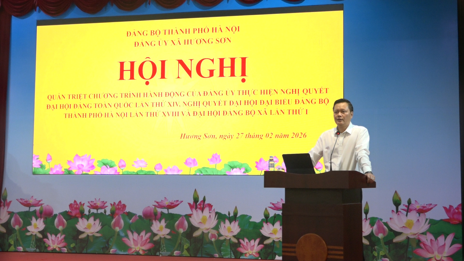 Xã Hương Sơn: Thống nhất ý chí, hành động quyết liệt đưa Nghị quyết của Đảng vào cuộc sống