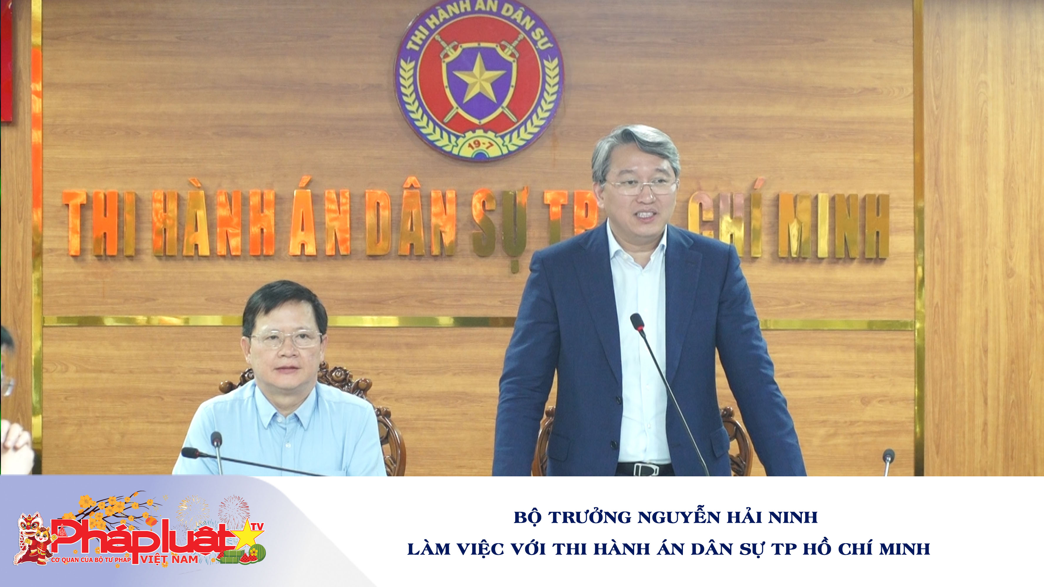 Bộ trưởng Nguyễn Hải Ninh làm việc với Thi hành án dân sự TP Hồ Chí Minh