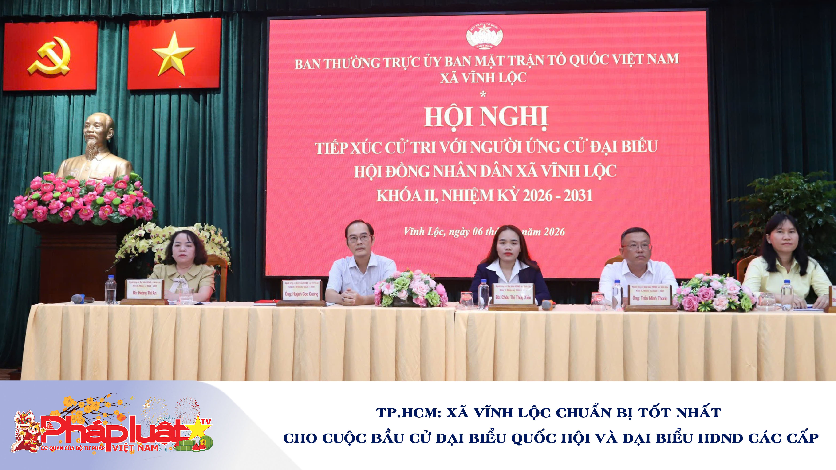 TP.HCM: Xã Vĩnh Lộc chuẩn bị tốt nhất cho cuộc bầu cử đại biểu Quốc hội và đại biểu HĐND các cấp
