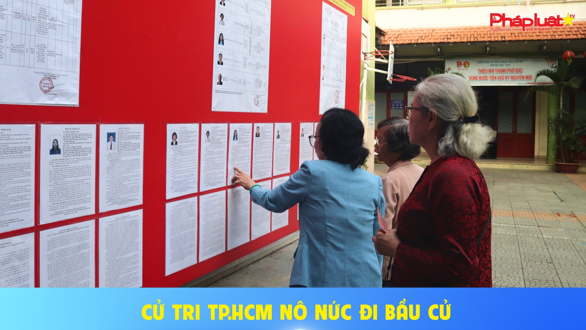 Cử tri TP.HCM nô nức đi bầu cử