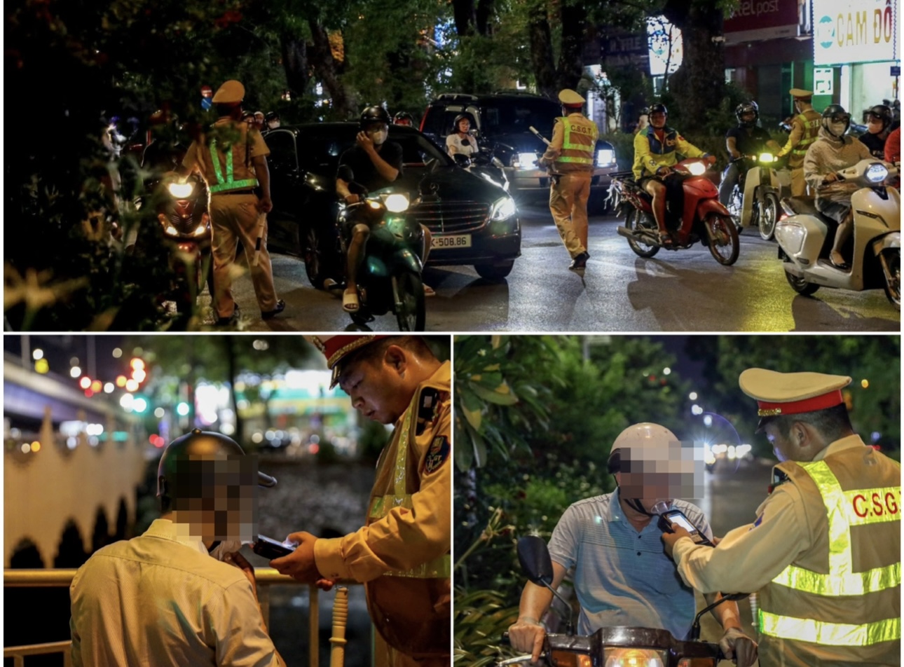 Bản tin An toàn giao thông số 322: Cảnh sát giao thông toàn quốc xử lý hơn 2.000 vi phạm nồng độ cồn trong hai ngày cuối tuần