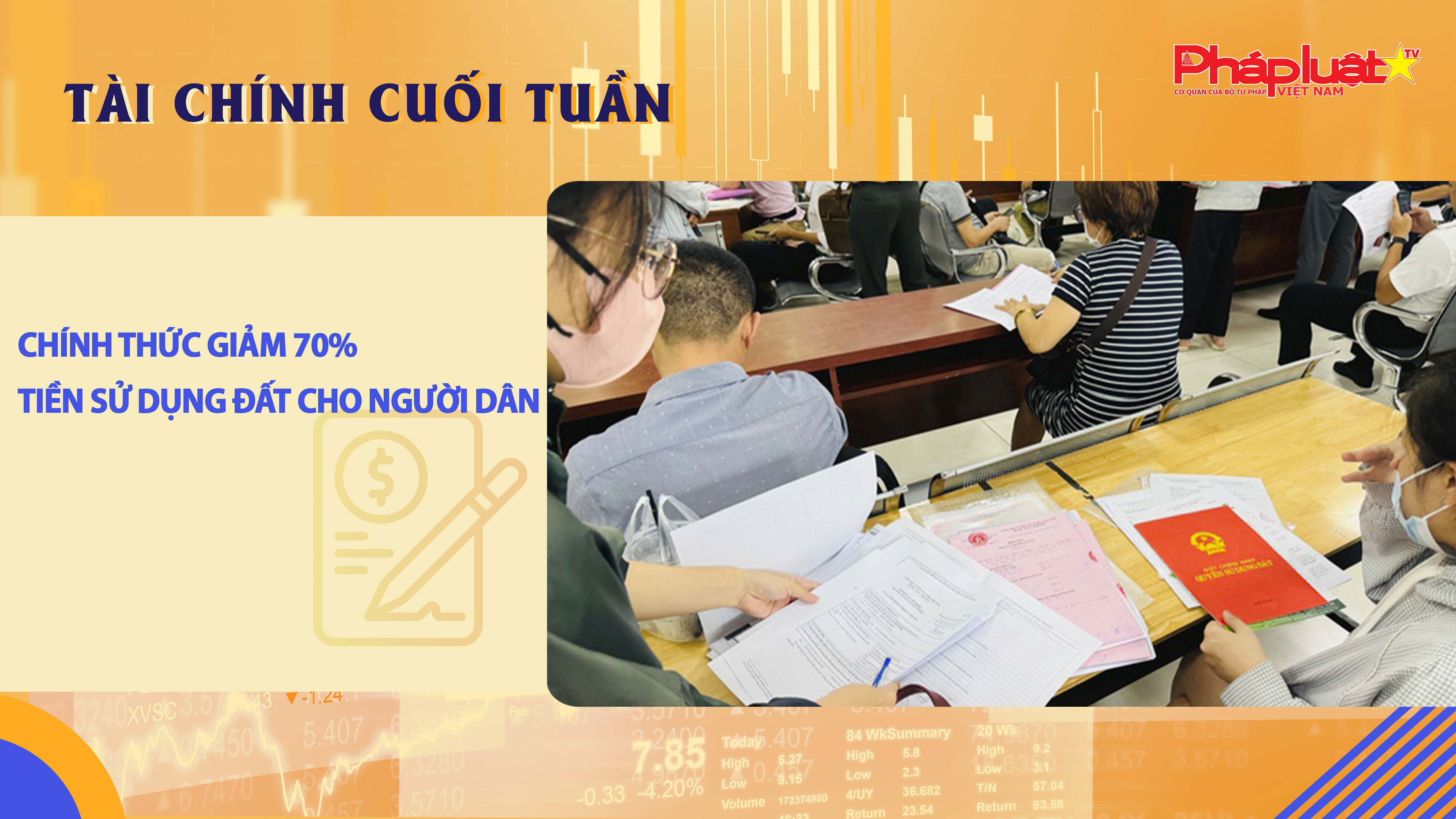Bản tin Tài chính Cuối tuần (16/3 – 21/3): Chính thức giảm 70% tiền sử dụng đất cho người dân