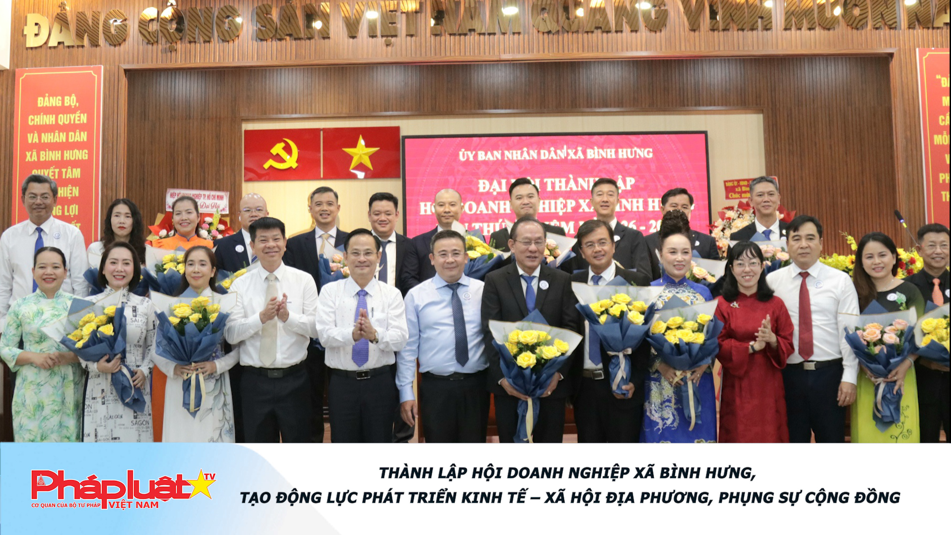 Thành lập Hội Doanh nghiệp xã Bình Hưng, tạo động lực phát triển kinh tế – xã hội địa phương, phụng sự cộng đồng