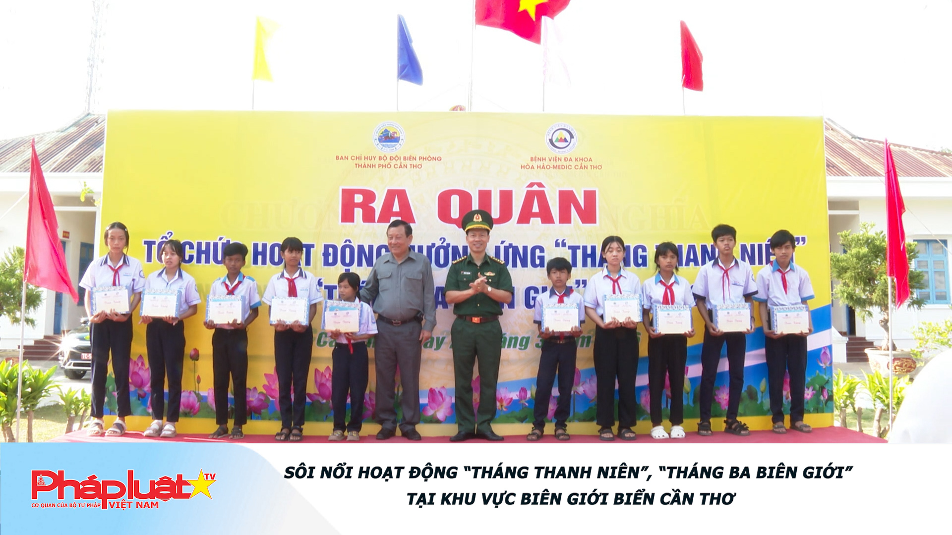 Sôi nổi hoạt động “Tháng Thanh niên”, “Tháng Ba biên giới” tại khu vực biên giới biển Cần Thơ

