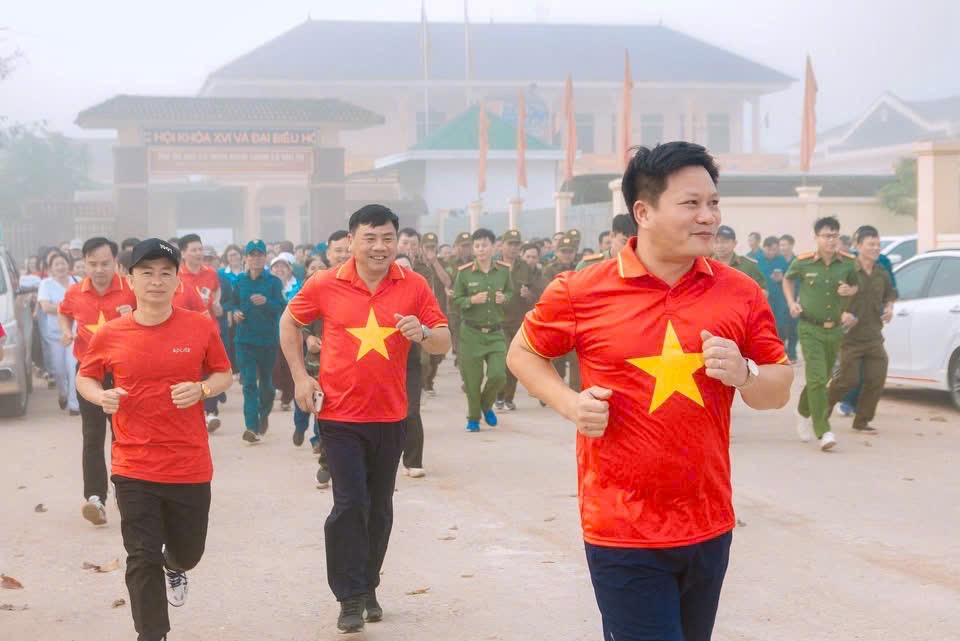 Ngày chạy Olympic vì sức khỏe toàn dân – Vì an ninh Tổ quốc tại Nghệ An