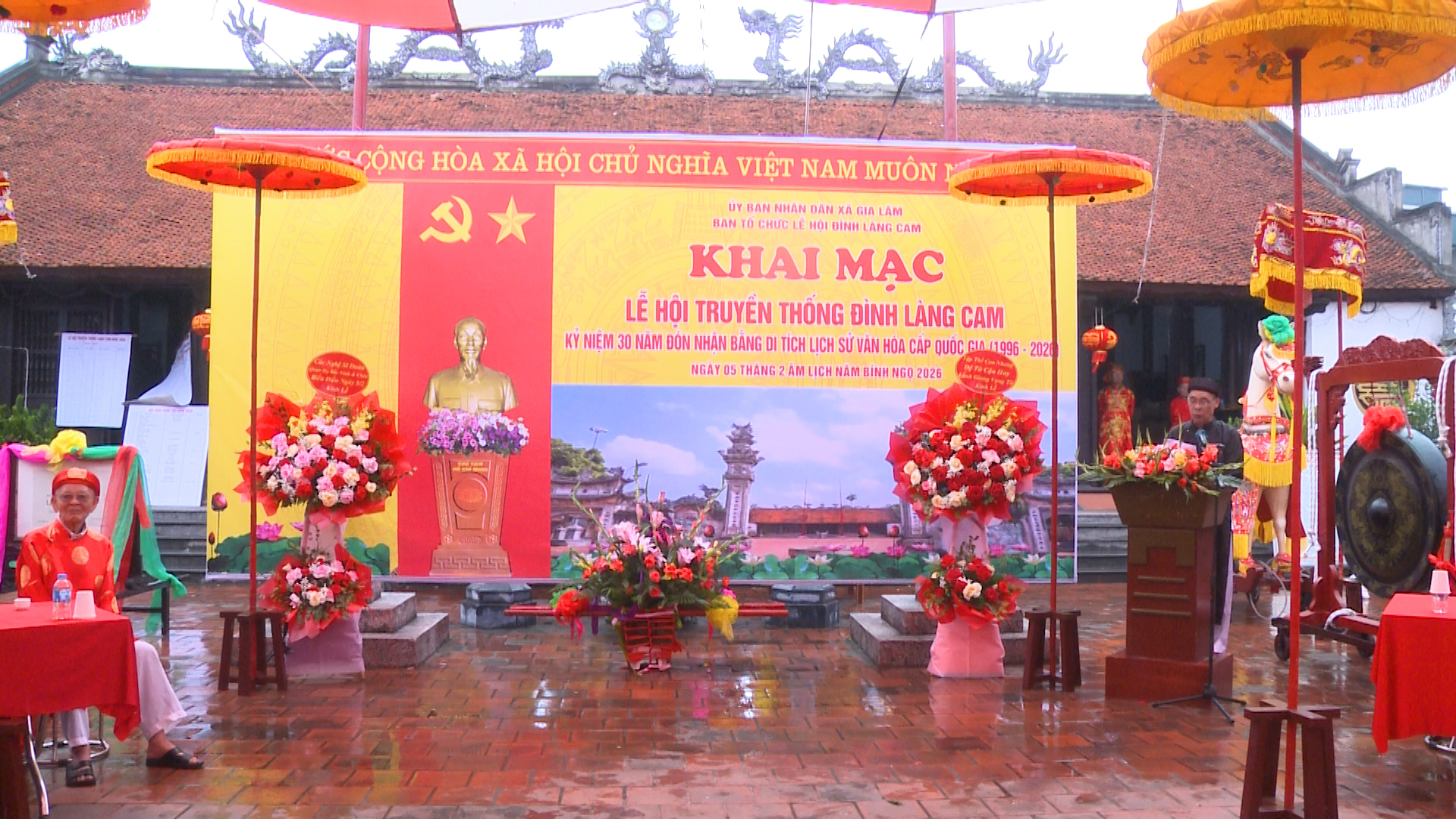 Lễ hội truyền thống đình làng Cam: Tự hào 30 năm Di tích lịch sử cấp quốc gia