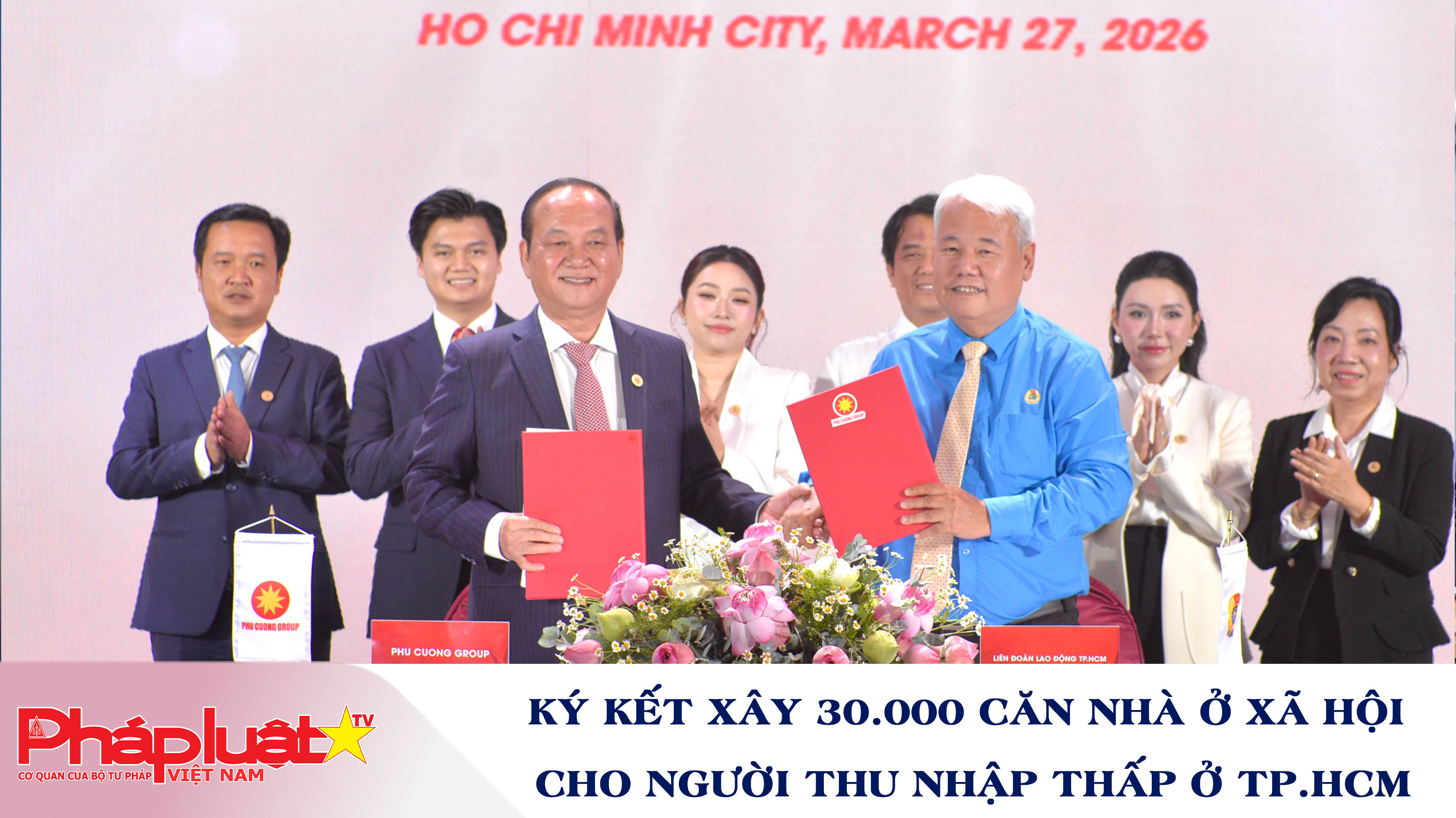 Ký kết xây 30.000 căn nhà ở xã hội cho người thu nhập thấp ở TP.HCM