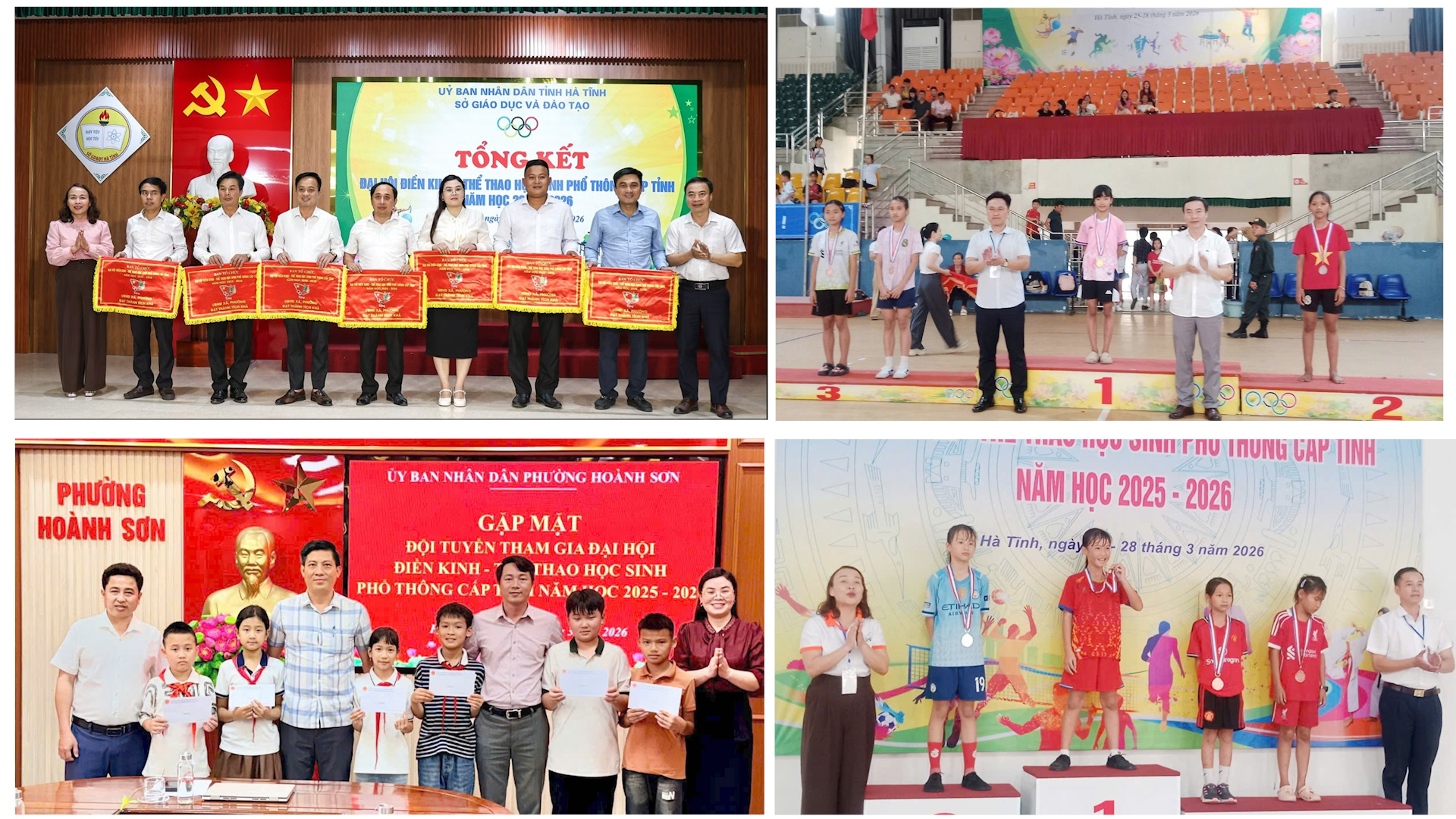 Hà Tĩnh: Phường Hoành Sơn đạt thành tích nổi bật tại Đại hội Thể thao học sinh phổ thông