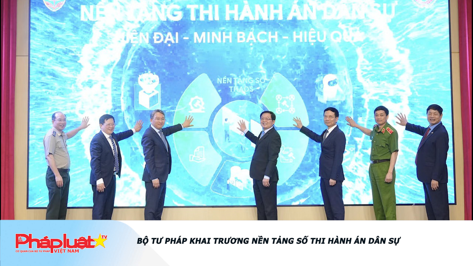 Bộ Tư pháp khai trương Nền tảng số Thi hành án dân sự