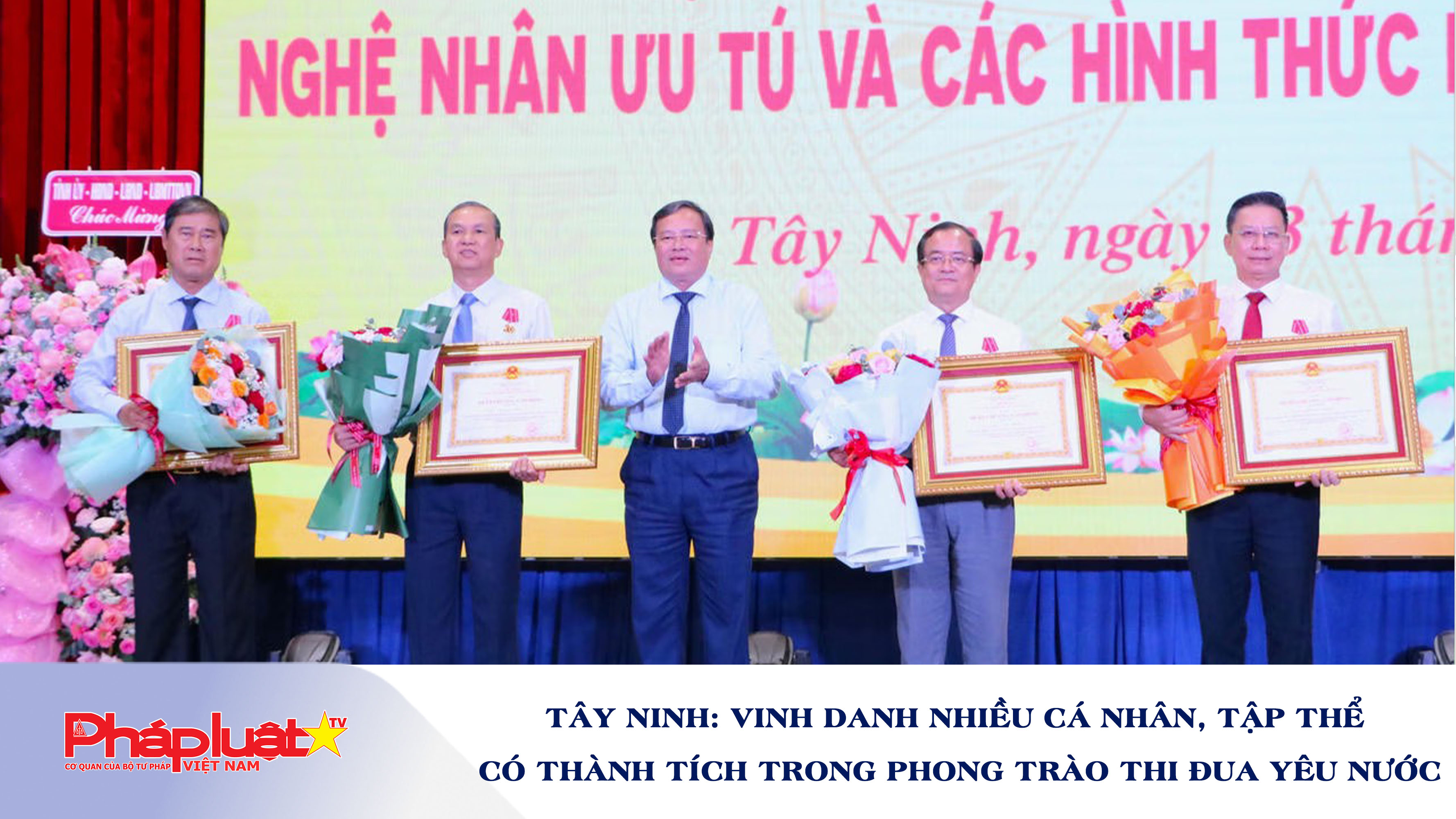 Tây Ninh: Vinh danh nhiều cá nhân, tập thể có thành tích trong phong trào thi đua yêu nước