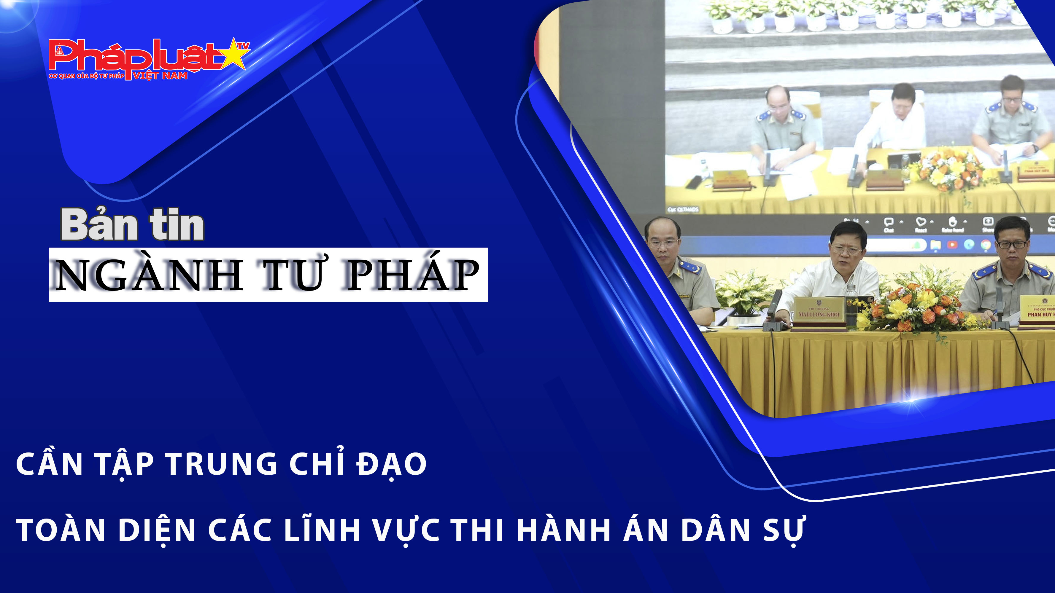 Bản tin Ngành Tư pháp (ngày 10/4/2026): Cần tập trung chỉ đạo toàn diện các lĩnh vực Thi hành án dân sự