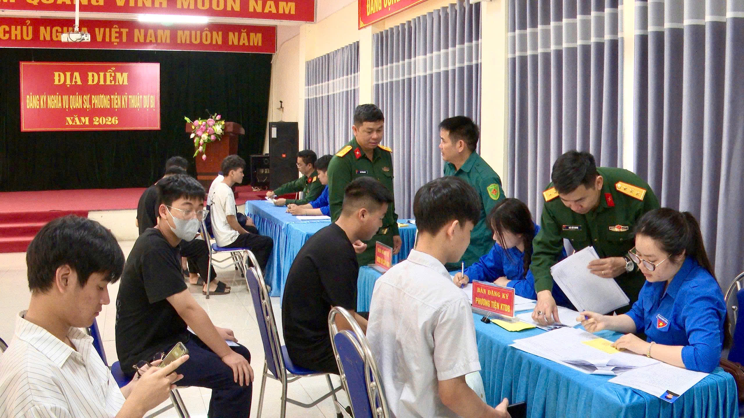 Xã Thư Lâm tổ chức đăng ký Nghĩa vụ quân sự tuổi 17 năm 2026, bảo đảm chặt chẽ, đúng quy định