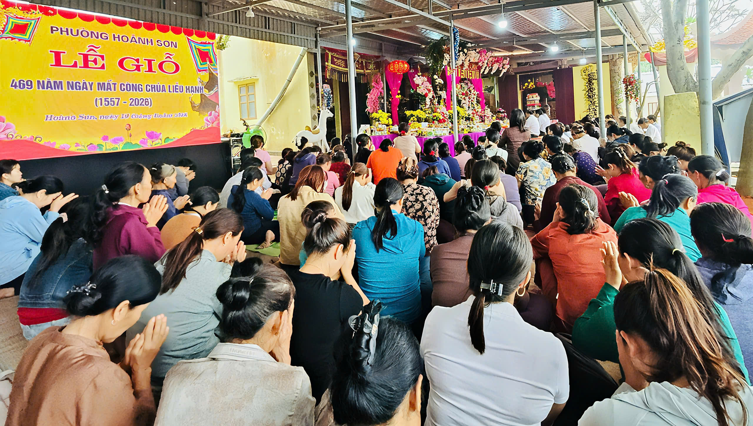 Phường Hoành Sơn tổ chức Lễ giỗ 469 năm ngày mất Công chúa Liễu Hạnh