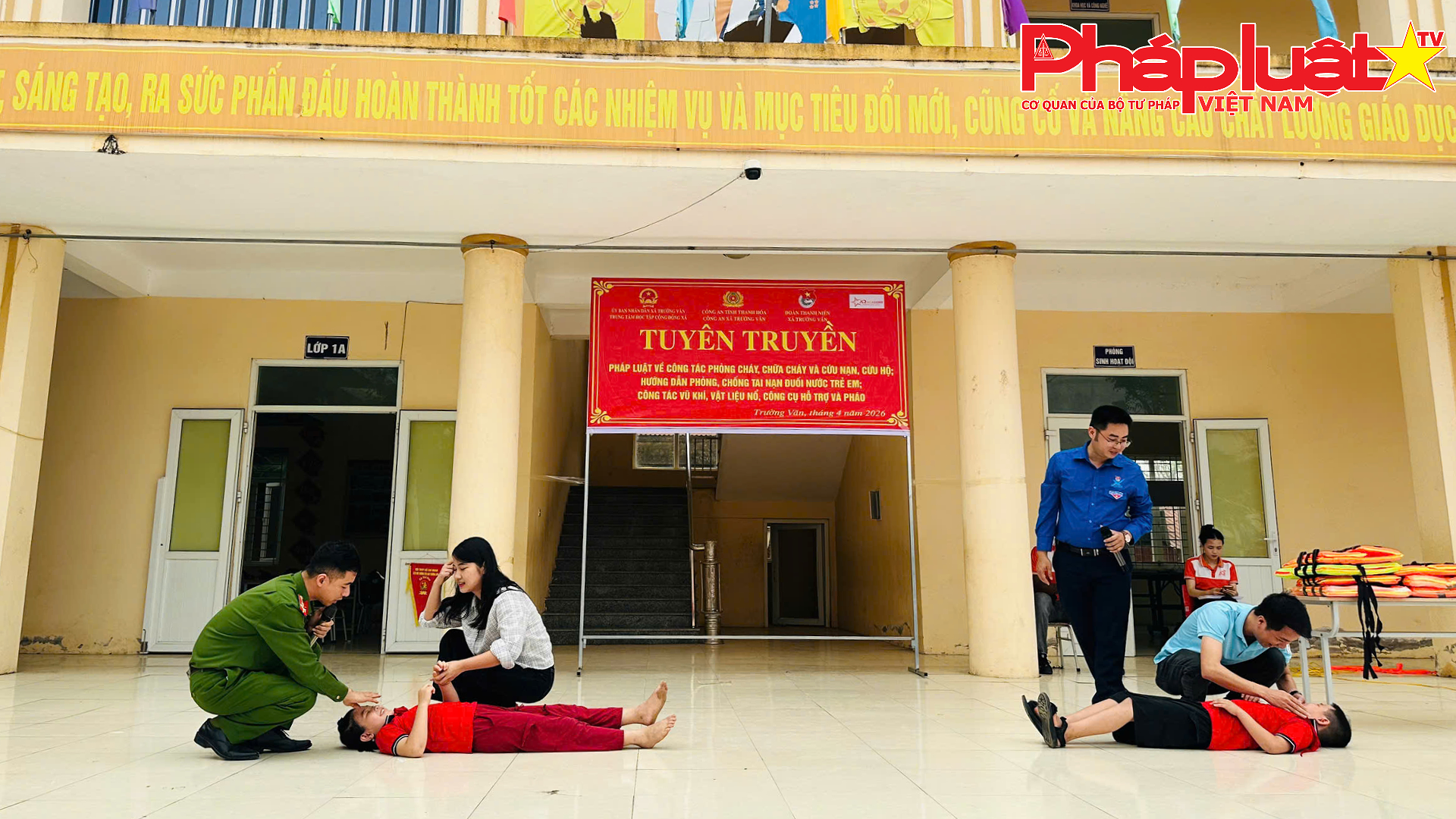 Thanh Hóa: Đoàn xã Trường Văn phối hợp tuyên truyền phòng, chống tai nạn đuối nước cho học sinh