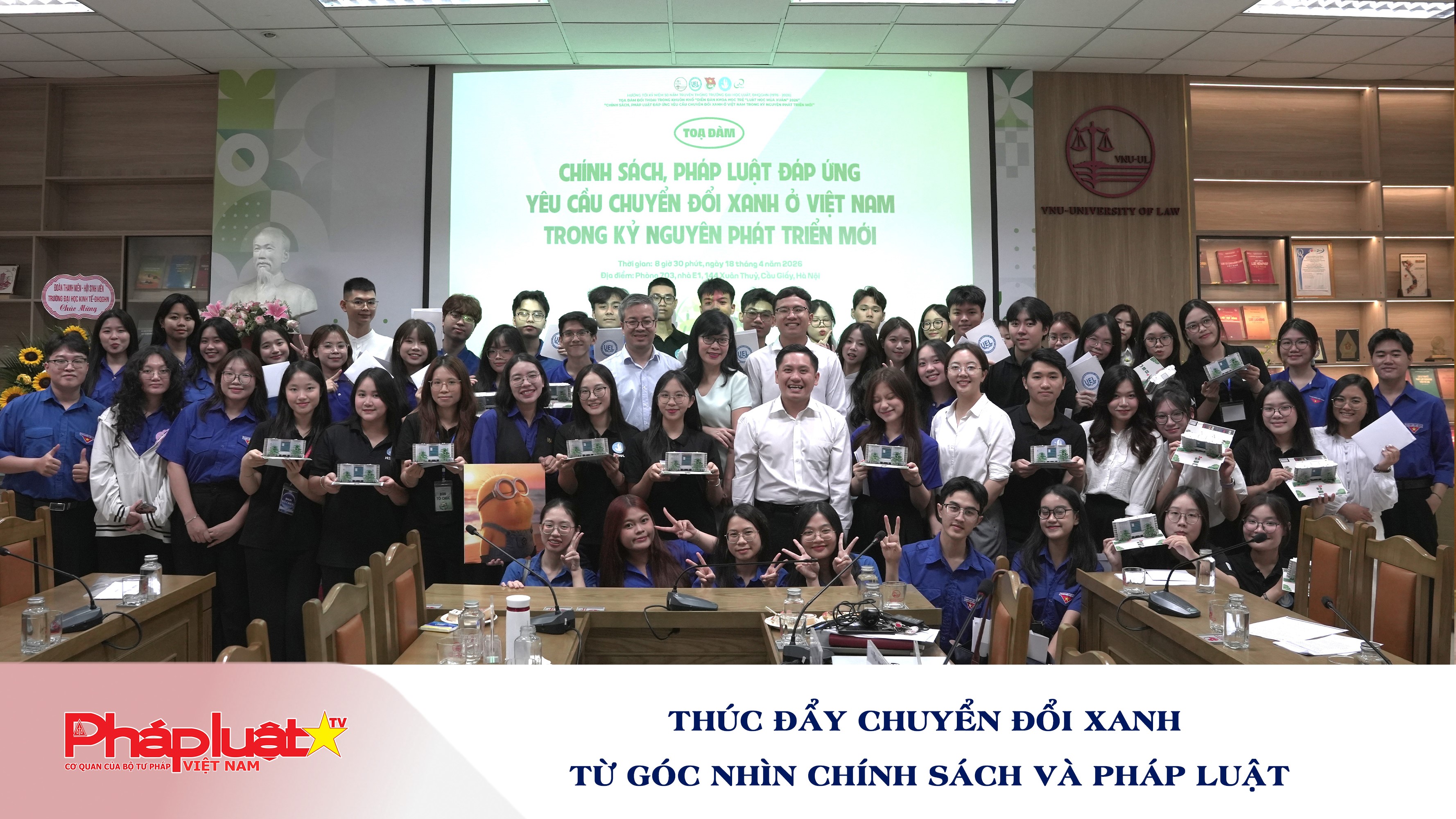 Thúc đẩy chuyển đổi xanh từ góc nhìn chính sách và pháp luật