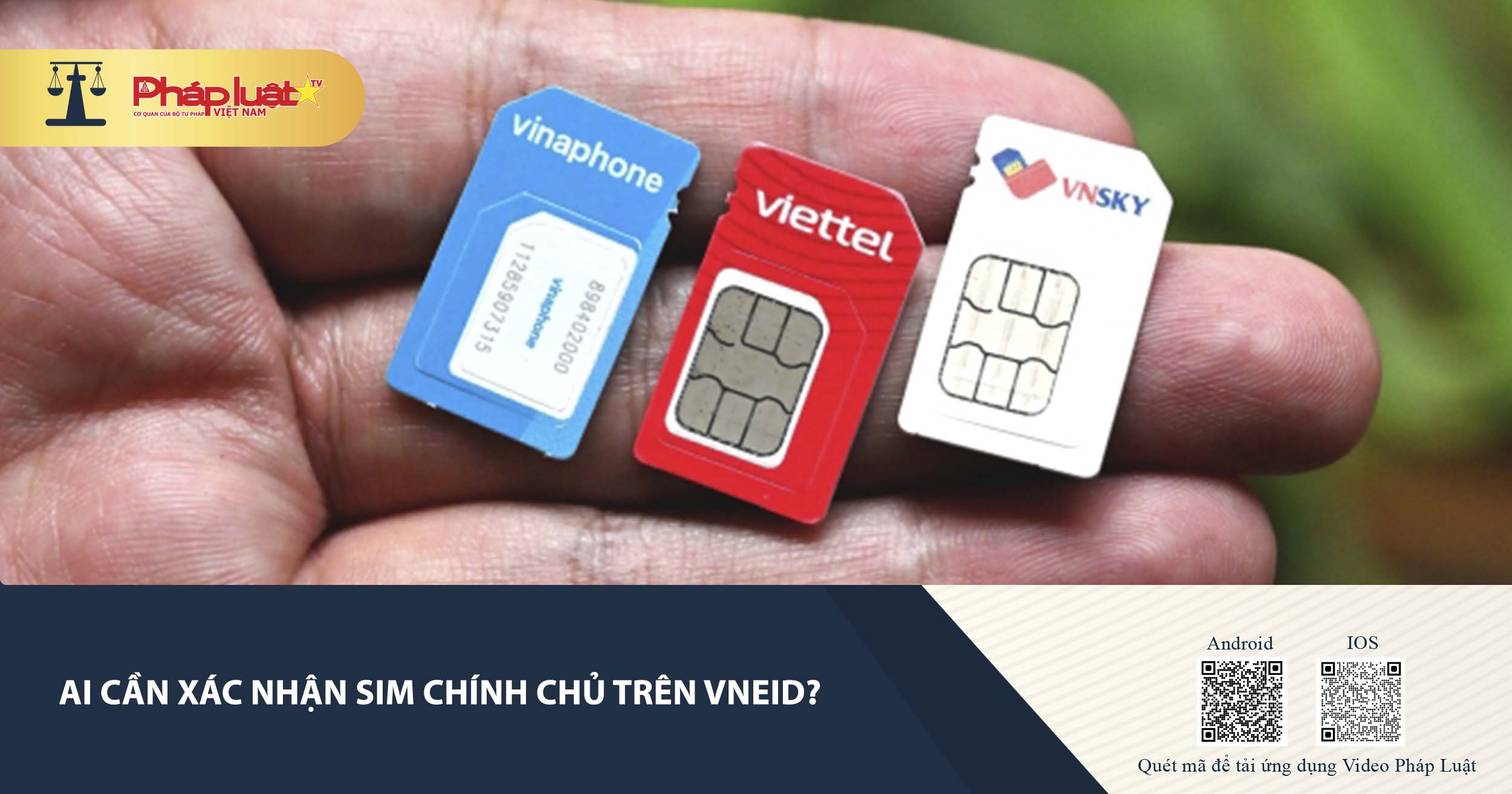 Ai cần xác nhận SIM chính chủ trên VNeID?