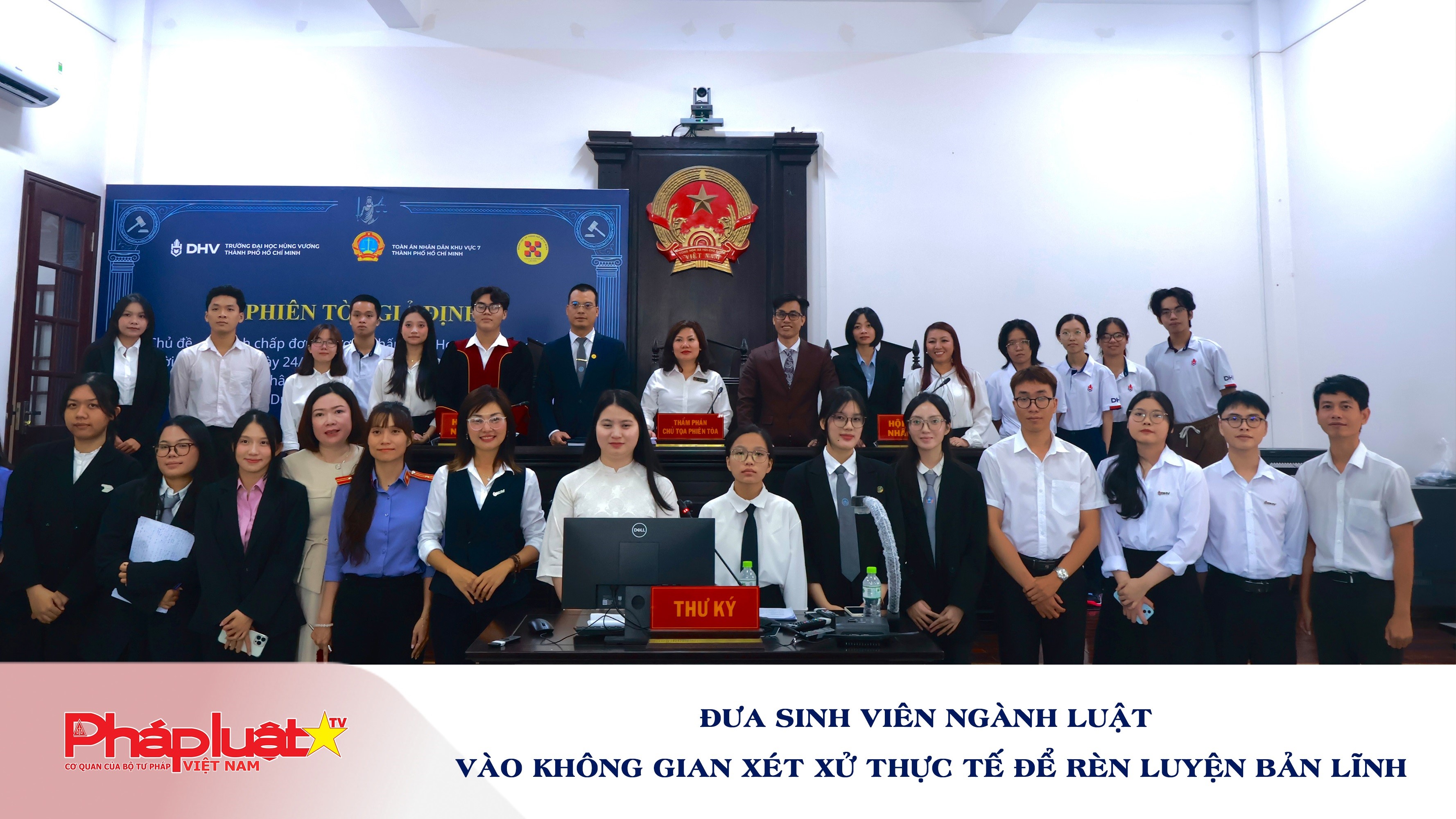 Đưa sinh viên ngành luật vào không gian xét xử thực tế để rèn luyện bản lĩnh