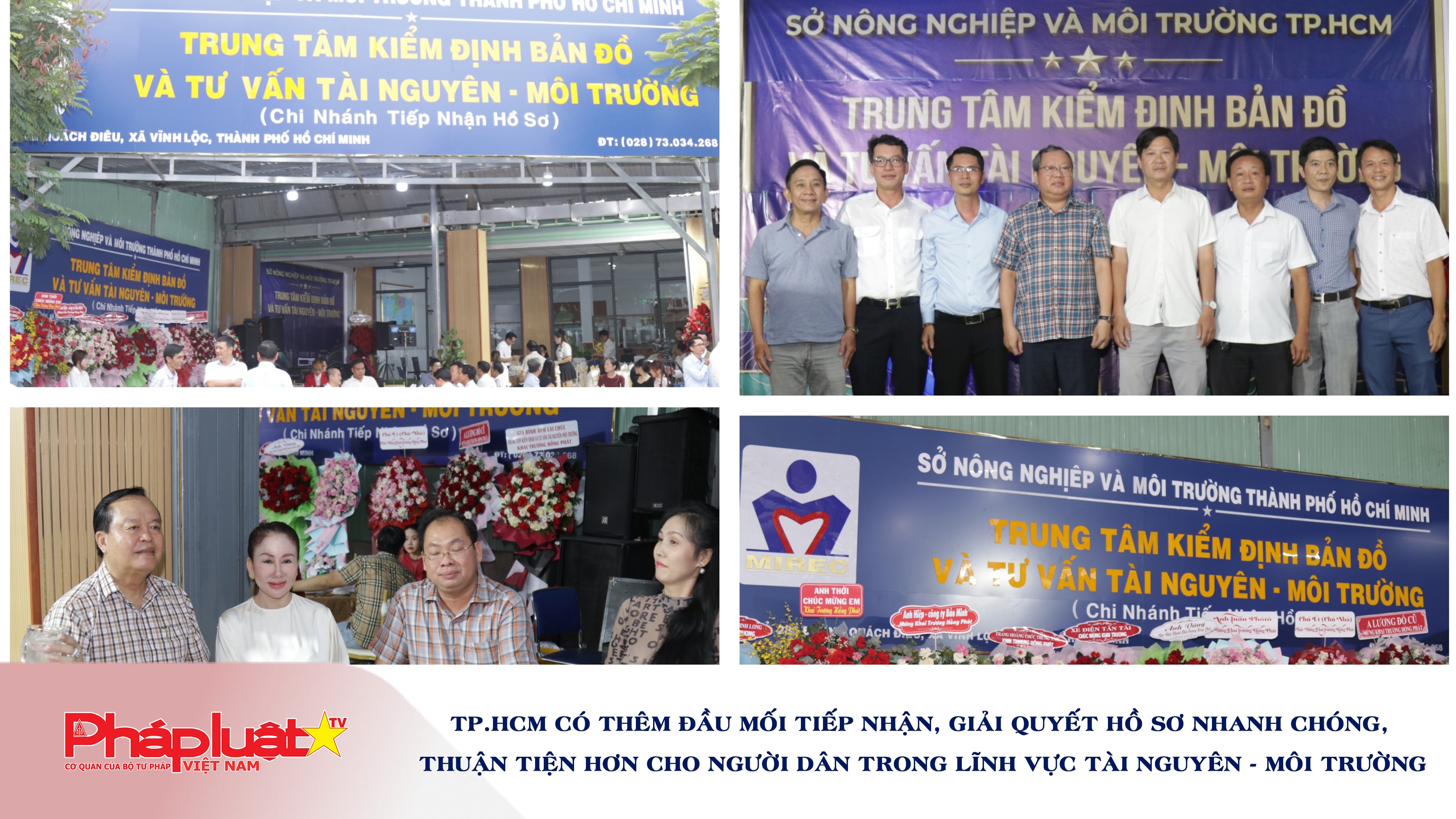 TP.HCM có thêm đầu mối tiếp nhận, giải quyết hồ sơ nhanh chóng, thuận tiện hơn cho người dân trong lĩnh vực tài nguyên - môi trường