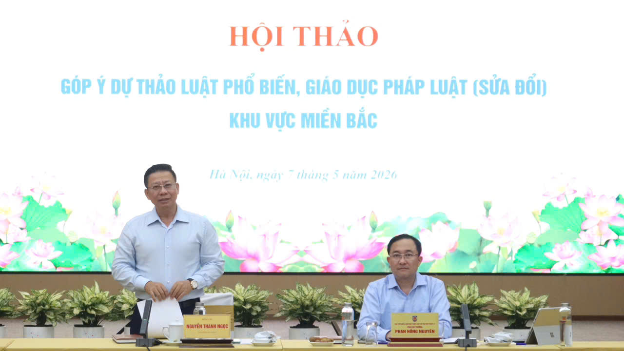Tiếp tục hoàn thiện dự thảo, bảo đảm nguồn lực cho công tác PBGDPL