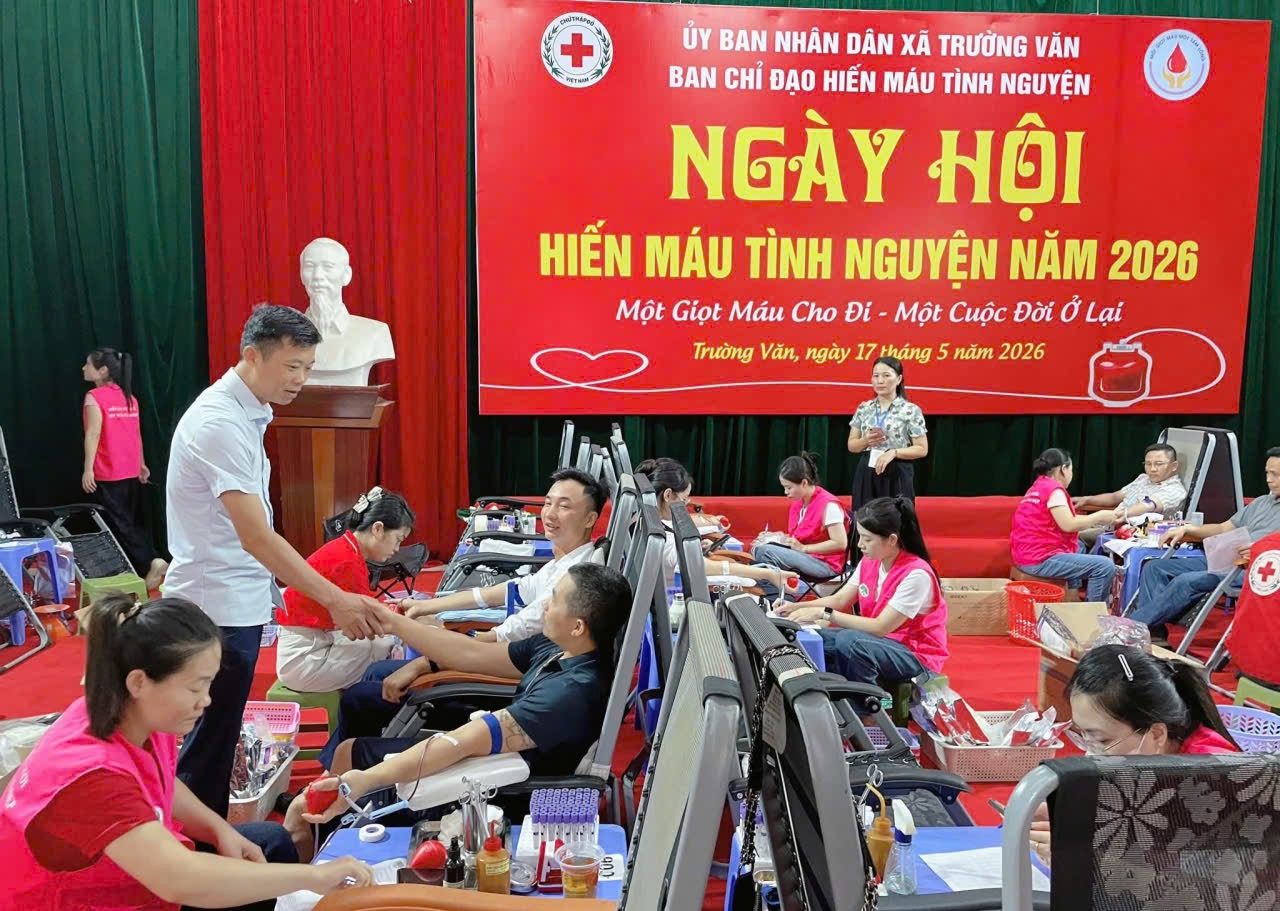 Thanh Hóa: Xã Trường Văn chung tay sẻ chia giọt máu đào vì cộng đồng