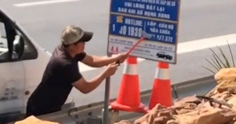 Xử phạt người đàn ông xóa số điện thoại cứu hộ trên cao tốc Bắc - Nam