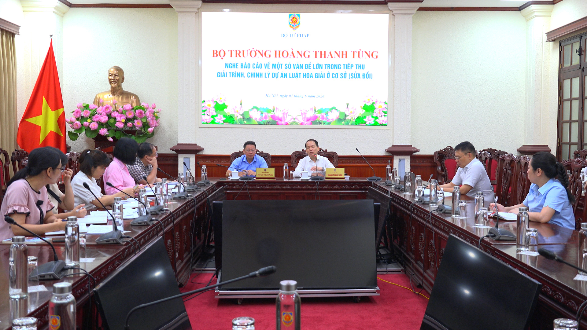 Đẩy nhanh hoàn thiện dự án Luật Hòa giải ở cơ sở (sửa đổi)