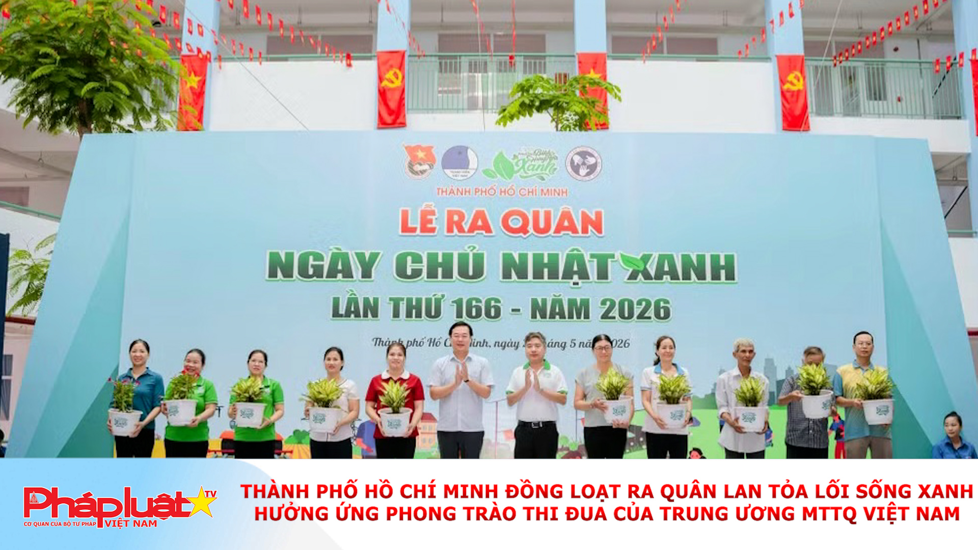 Thành phố Hồ Chí Minh đồng loạt ra quân lan tỏa lối sống xanh hưởng ứng phong trào thi đua của Trung ương MTTQ Việt Nam