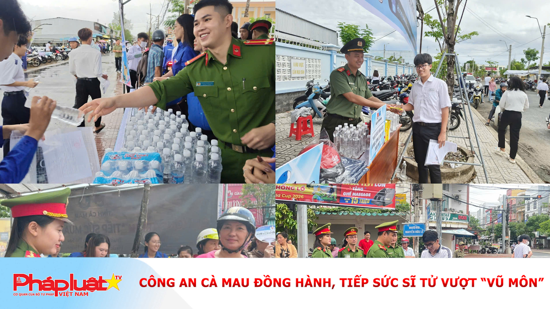 Công an Cà Mau đồng hành, tiếp sức sĩ tử vượt “vũ môn”