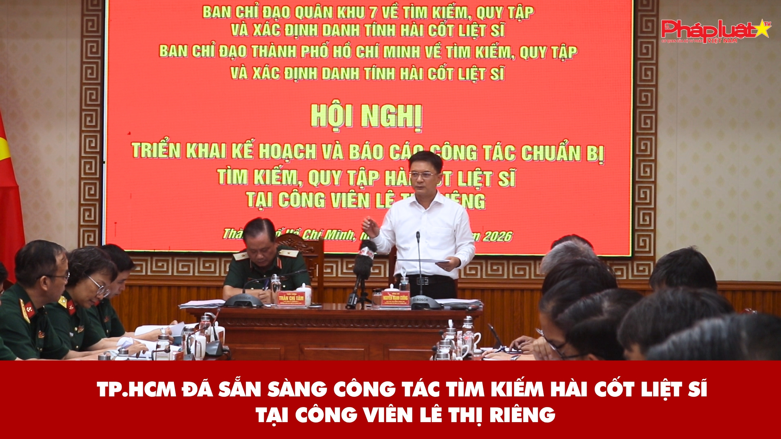 TP.HCM đã sẵn sàng công tác tìm kiếm hài cốt liệt sĩ tại Công viên Lê Thị Riêng