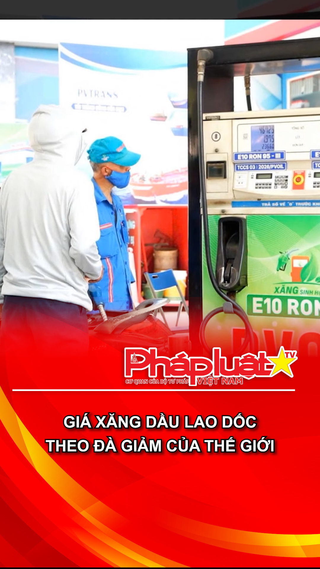 Giá xăng dầu lao dốc theo đà giảm của thế giới
