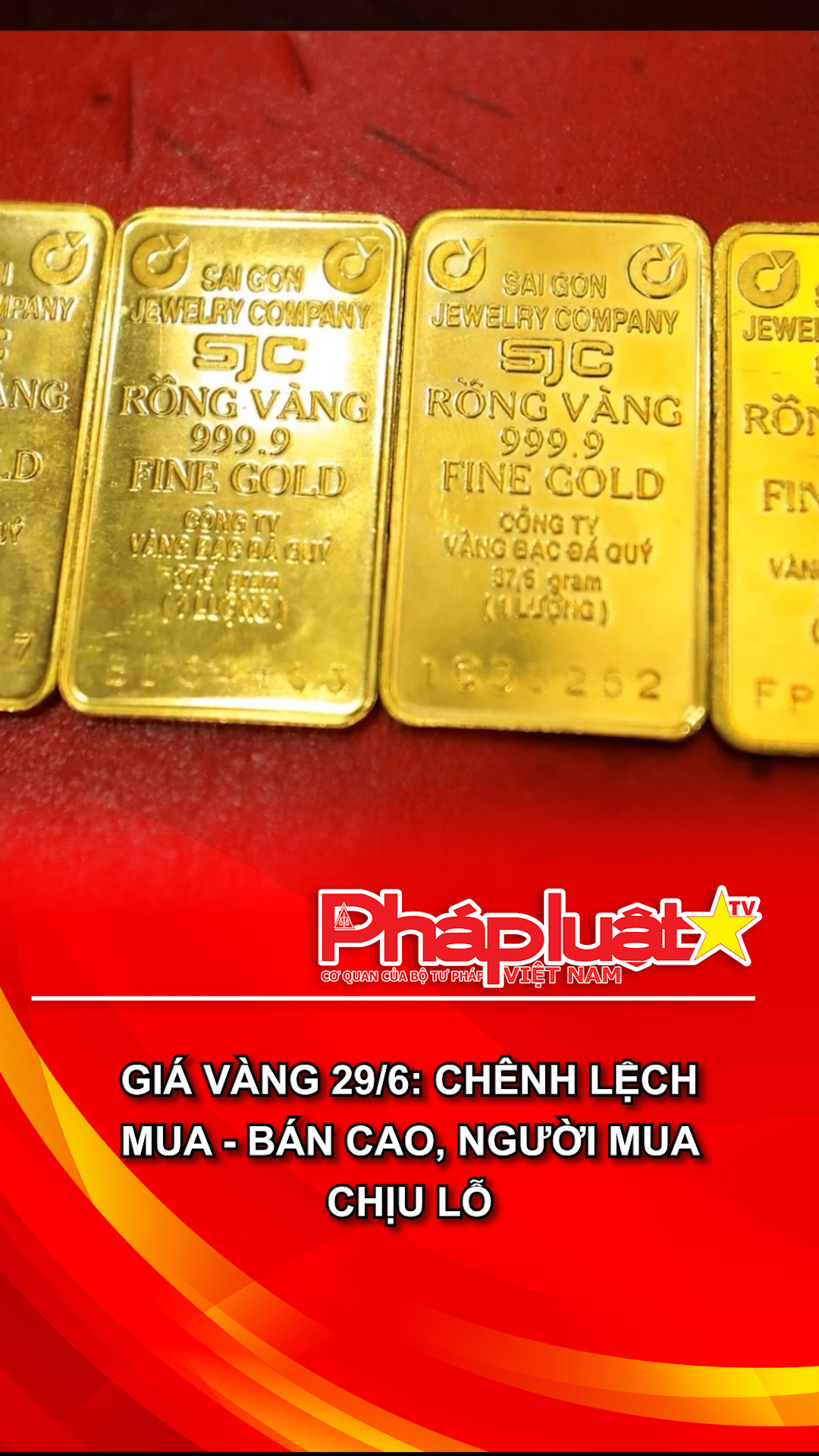 Giá vàng 29/6: Chênh lệch mua - bán cao, người mua chịu lỗ
