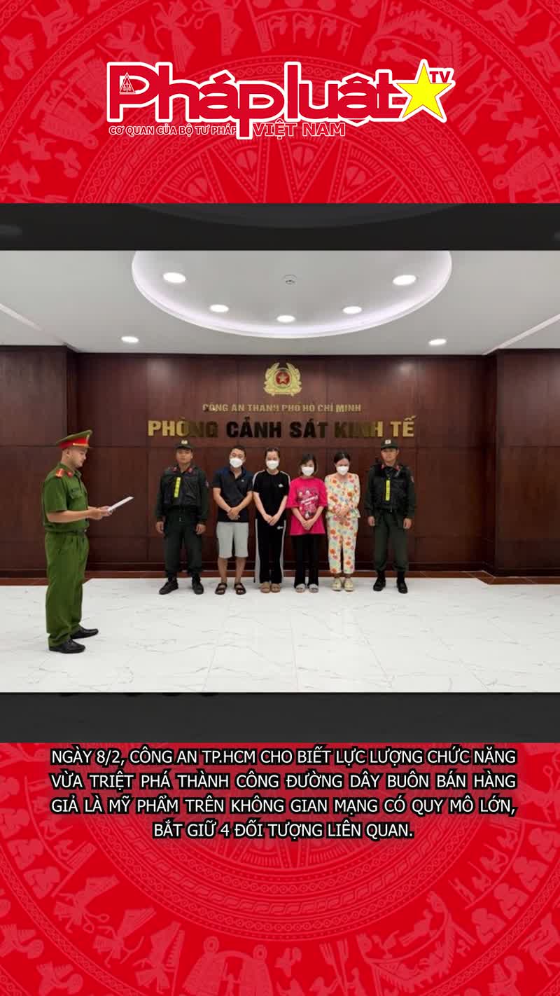 Triệt phá đường dây bán mỹ phẩm giả quy mô lớn trên mạng
