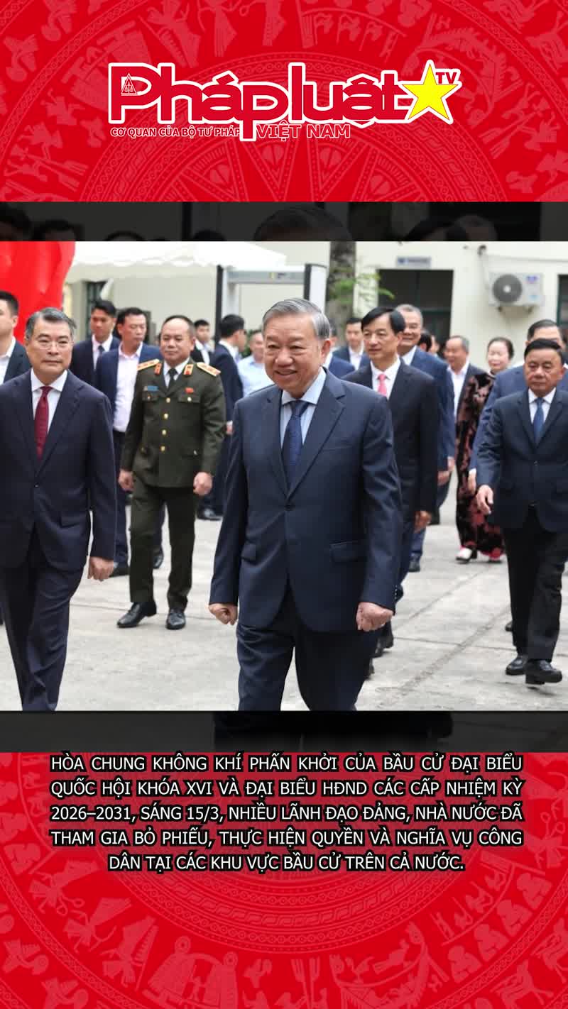 Lãnh đạo Đảng, Nhà nước thực hiện quyền cử tri
