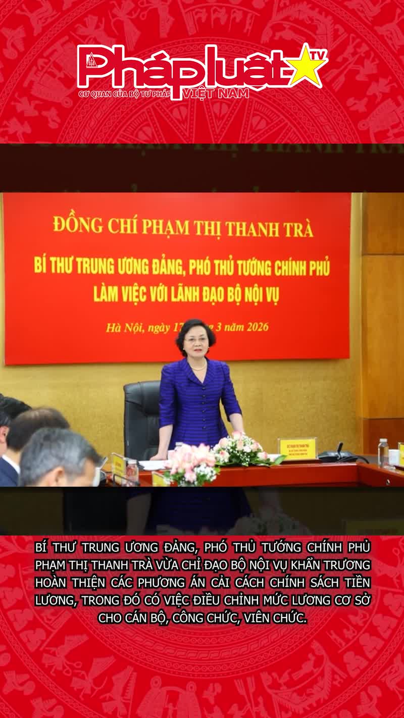 Đẩy nhanh điều chỉnh lương cơ sở, hoàn thiện chính sách tiền lương trong năm 2026
